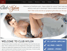 Tablet Screenshot of clubnylon.com